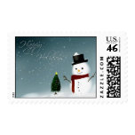 Happy Holidays stamp