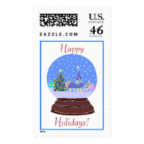 Happy Holidays! Stamp