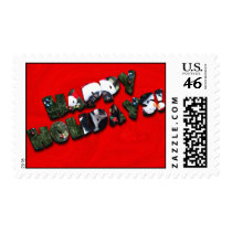 Happy Holidays Stamp by djindiego Happy Holidays Stamp