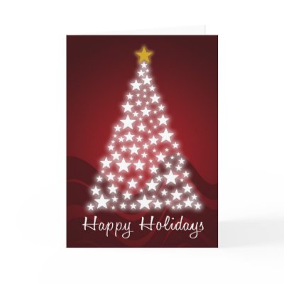 Happy Holidays Starry Tree - Card by twilight_cat