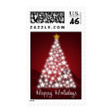 Happy Holidays Starry Tree - Postage postage by twilight_cat Happy Holidays Starry Tree - Postage postage