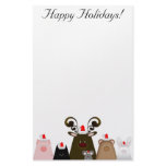 Happy Holidays Stationery