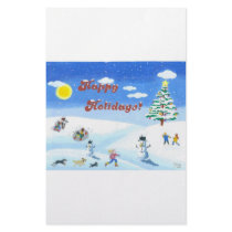 HAPPY HOLIDAYS stationery