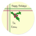 Happy Holidays stickers