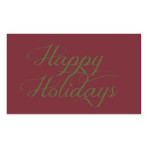 Happy Holidays Rectangular Sticker