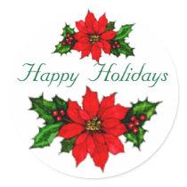 Happy Holidays STICKERS by RanchLady Happy Holidays STICKERS