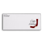 Happy Holidays Stocking Envelopes