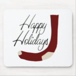 Happy Holidays Stocking Mouse Pads
