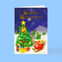 Happy Holidays Three cards