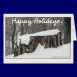 Happy Holidays - Tree Stump cards