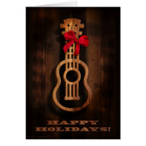 "Happy Holidays" Ukulele Card cards