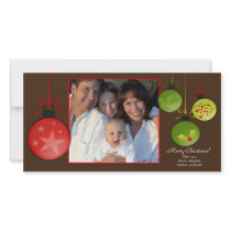 Happy Holidays Unique Christmas Oraments Photo Car photo cards