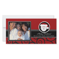 Happy Holidays Unique Santa Photo photo cards by celebrateitinvites Happy Holidays Unique Santa Photo photo cards