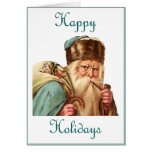 Happy Holidays (vintage santa) Cards
