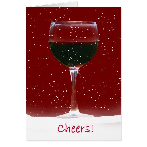 Wine Christmas Cards 