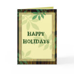 Happy Holidays wishes card