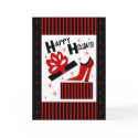 Happy Holidays! With Funky Shoe Boot And Gift Box card