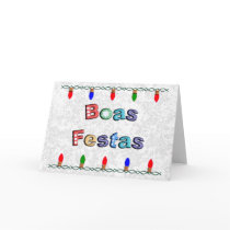 Happy holidays with Light of Christmas cards