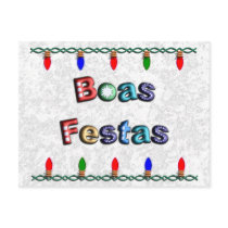 Happy holidays with Light of Christmas postcards
