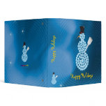 Happy Holidays with snowman - Binder