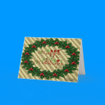 Happy Holidays Wreath Greeting Cards cards