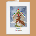 Happy Holidays Wren cards