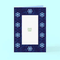 Happy Holidaze Winter card template (vertical)