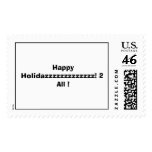 Happy Holidazzzzzzzzzzzzz! 2 All ! Postage Stamps