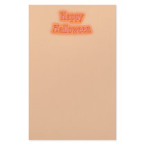 happy holloween stationery