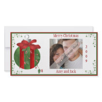 Happy Holly Christmas Photo Card photo cards