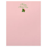Happy Holly Days Apparel, Stocking Stuffers Letterhead Design