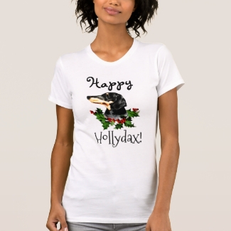 Happy Hollydax Christmas Dachshund Holiday