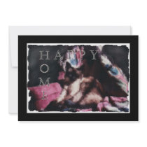 Happy Home Kitty Invitations by sfcount Happy Home Kitty Invitations