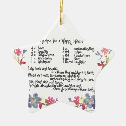 happy home recipe double sided star ceramic christmas happy home recipe double sided star ceramic christmas