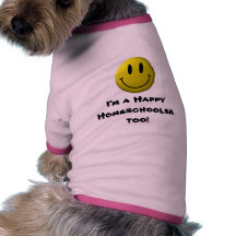 Happy Homeschooer Smiley for Pet Pet T-shirt