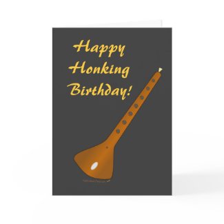Happy Honking Birthday Zurna Card Template card