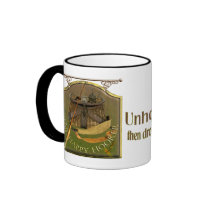 Happy Hooker Pub Sign mugs