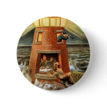 Happy Hooligan Lighthouse Poster buttons