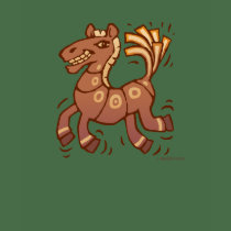 Happy Horse Jumping t-shirts by LaesieWorks Happy Horse Jumping t-shirts