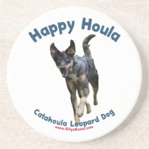 Happy Houla Dog Drink Coasters
