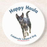 Happy Houla Dog Drink Coasters