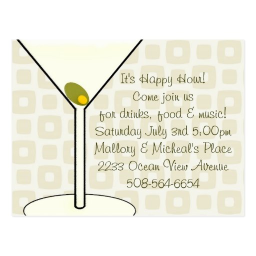 post card invitation