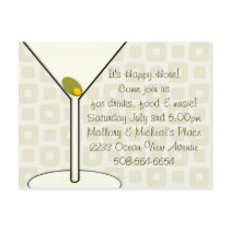 Happy Hour Invitation Post Cards