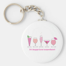 happy hour keychain