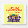 happy hour mouse pad