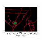 postcard - Digital doodle by Houson based artist Lealon Winstead