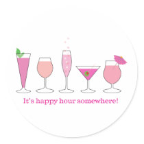 happy hour sticker