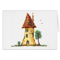 Happy house greeting card cards