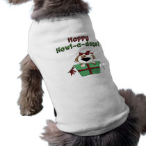 Happy Howl-A-Days Pup in Gift Box pet clothing