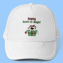 Happy Howl-A-Days Pup in Gift Box hats